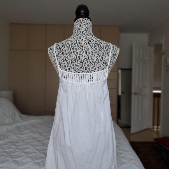 White Cotton Sundress - Picture 2 of 5